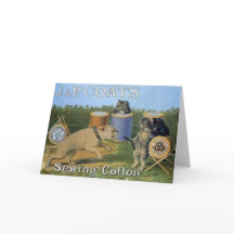 Vintage Katzen-nähende