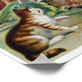 Vintage Katzen Poster (Ecke)