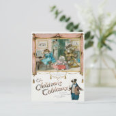 Vintage Katzen Postkarte (Stehend Vorderseite)