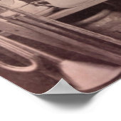 Vintage Katzen Rummage Verkaufspopster Poster (Ecke)