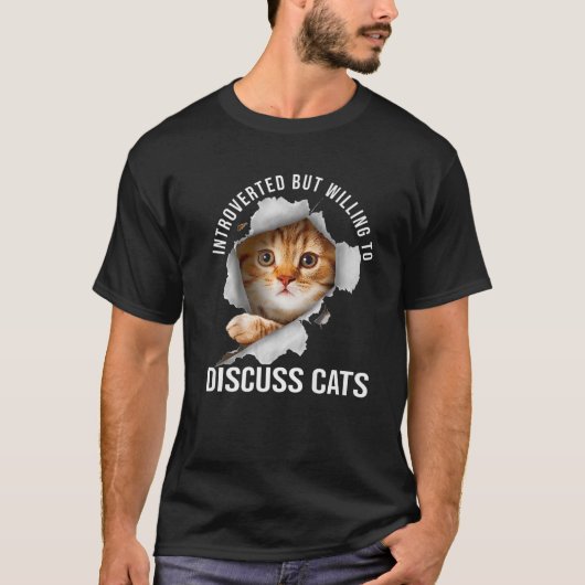 Vintage Katzen T-Shirt (Vorderseite)