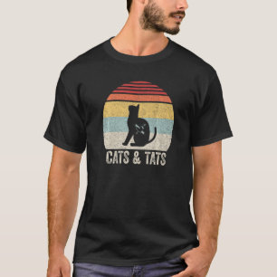 Vintage Katzen und Katzen Katzen Tattoo Katzen & T T-Shirt
