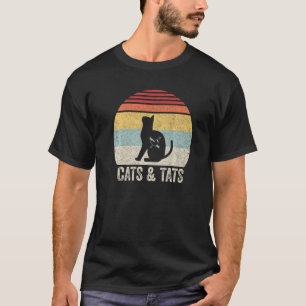 Vintage Katzen und Katzen Katzen Tattoo Katzen & T T-Shirt