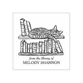 Vintage Katzen, virtuelle Buchzeichen Gummistempel (Prägung)