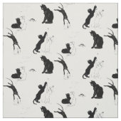 Vintage Katzen von Théophile Steinlen Stoff (Muster)