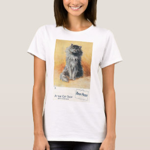 Vintage-Katzenausstellung Postkarte Louis Wain Ill T-Shirt