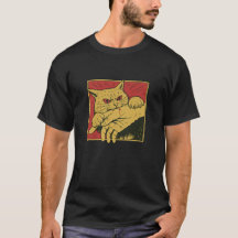 Vintage-Katzenbiss-T-Shirt