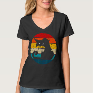 Vintage Katzenkatze Retro Stil Vintage Katze 1 T-Shirt
