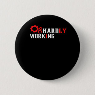 Vintage, kaum arbeitende, lustige Typografie von w Button