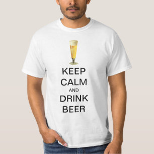 Vintage-Keep-Calm-und-Bier-Trinken-T-Shirt T-Shirt