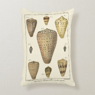 Vintage Kegelschnecken Dekokissen
