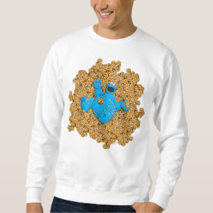 Vintage-Keksmmonster und Kekse Sweatshirt