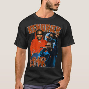 Vintage Kendricks Art Lamars Rapper80er 90s T-Shirt