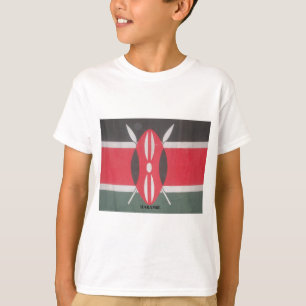 Vintage-Kenia-Flagge Harambe-Design T-Shirt
