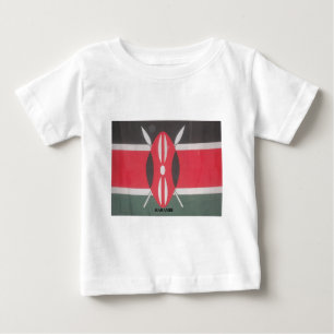 Vintage Kenia Flagge Harambee Klassisches Erbe P Baby T-shirt