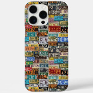 Vintage-Kennzeichen iPhone 16 Pro Max Hülle