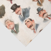 Vintage Kennzeichen Seidenpapier (Ausschnitt)