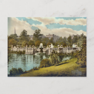 Vintage Kensington Gardens London England Postkarte