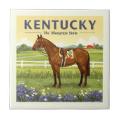 Vintage Kentucky Fliese (Vorderseite)