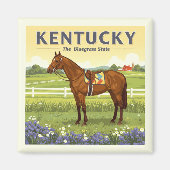Vintage Kentucky Magnet (Vorne)