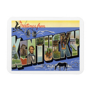 Vintage Kentucky Magnet