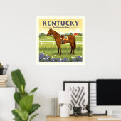 Vintage Kentucky Poster (Heimbüro)