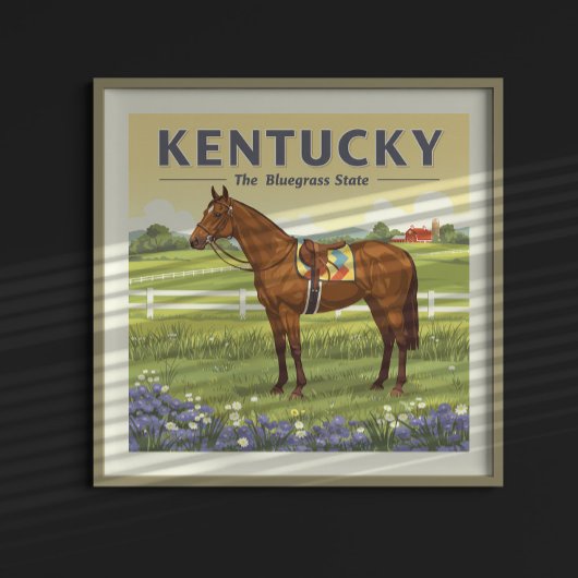 Vintage Kentucky Poster