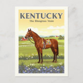Vintage Kentucky Postkarte (Vorderseite)