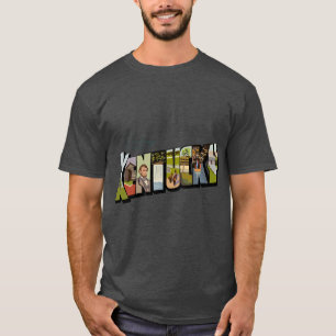 Vintage Kentucky Postkarten-Aufkleber T-Shirt