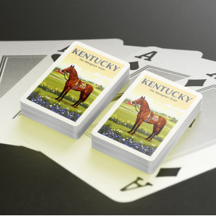 Vintage Kentucky Spielkarten