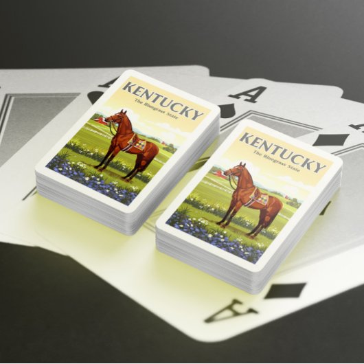 Vintage Kentucky Spielkarten