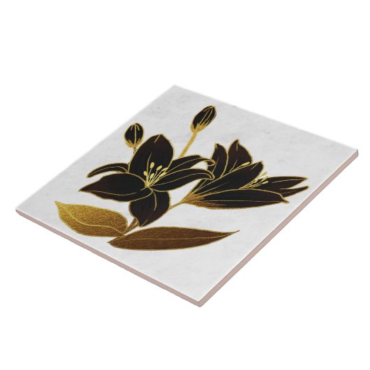 Vintage Keramik Fliese (Seite)