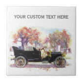 Vintage Keramik Fliese (Vorderseite)