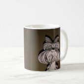 Vintage Keramik Hund Kaffee Tasse (VorderseiteRechts)