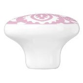 Vintage Keramik in Rosa Keramikknauf (Seitenansicht)