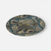 Vintage Keramik  Pappteller (Schrägansicht)