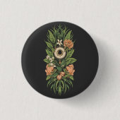 Vintage Kernfunktionen - Blume Button (Vorderseite)