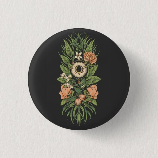 Vintage Kernfunktionen - Blume Button (Vorderseite)