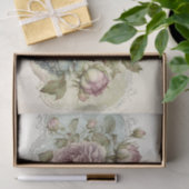 Vintage, Kernkomponenten-Rose Seidenpapier (Geschenk)