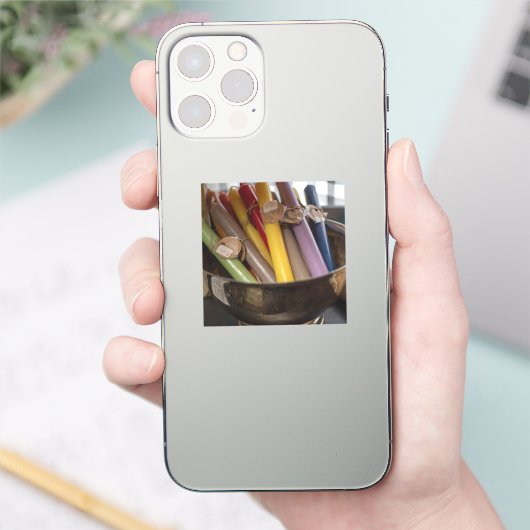 Vintage Kerzensammlung Aufkleber (Telefon)