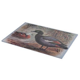 Vintage Keulemans John Gerrard Paradieskaschelente Schneidebrett