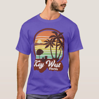 Vintage Key West Florida Retro 60er 70er Jahre vin T-Shirt