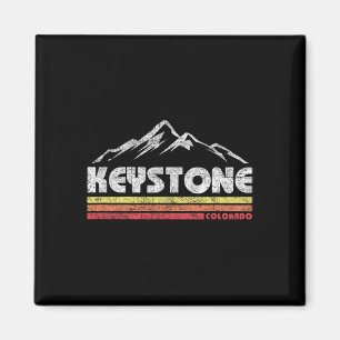 Vintage Keystone Colorado Retro Mountainbike Skifa Magnet