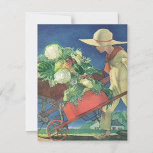 Vintage Kind, Biologischer Gartenbau; Victory Gard