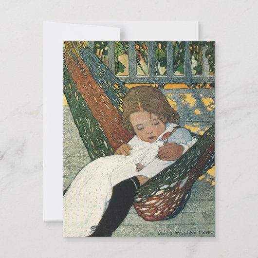 Vintage Kind mit einer Puppe von Jessie Willcox Sm (Vorderseite)