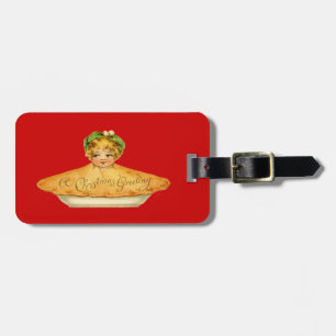 Vintage Kind & Pie Gepäckanhänger