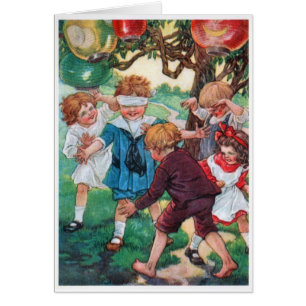 Vintage - Kinder beim Spielen,