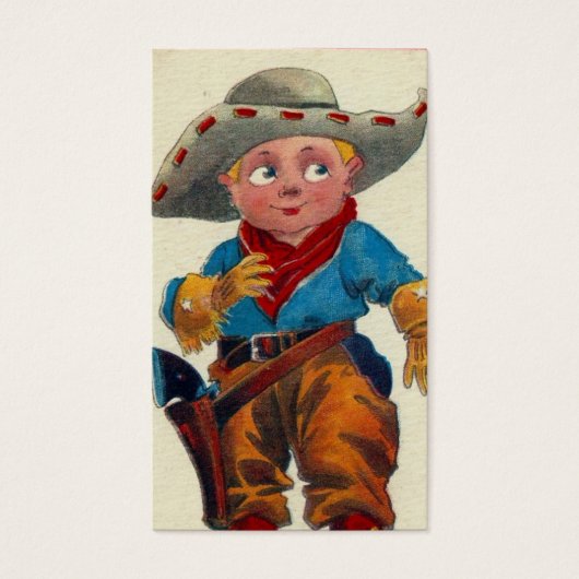 Vintage Kinder Cowboy (Vorderseite)