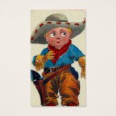 Vintage Kinder Cowboy (Rückseite)