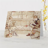 Vintage Kinder Karte (Gelbe Blume)